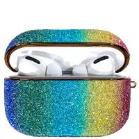 Чехол Kingxbar Rainbow для Apple Airpods Pro Радуга