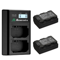 2 аккумулятора + зарядное устройство Powerextra NP-FZ100